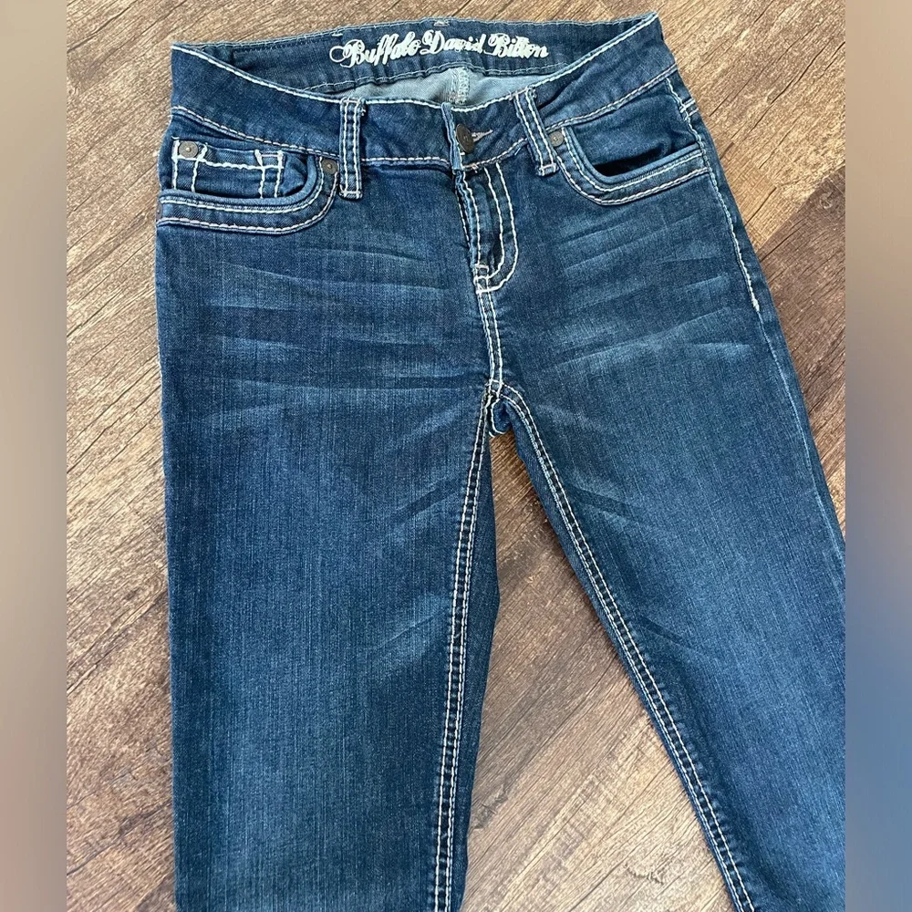 🍭2/$45~Buffalo David Bitton Women's Straight Leg Jeans~Size 26 - Picture 7 of 10